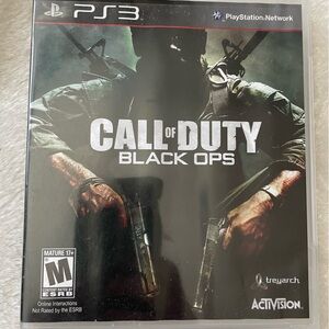 Call of Duty Black Ops PS3 Game Black Edition